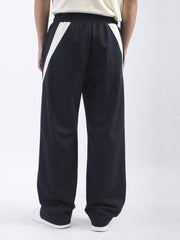 Madrid Curve Black Baggy Fit Trackpant
