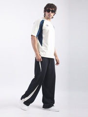 Madrid Curve Black Baggy Fit Trackpant