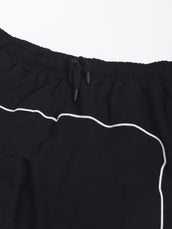 Sydney Stripe Black Baggy Fir Trackpant