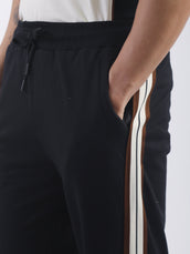 Vancouver Black Baggy Fit Trackpant
