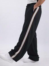 Vancouver Black Baggy Fit Trackpant