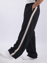 Vancouver Black Baggy Fit Trackpant