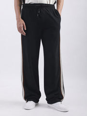 Vancouver Black Baggy Fit Trackpant