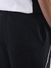 Miami Line Black Baggy Fit Trackpant