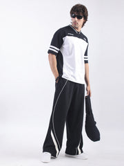 Miami Line Black Baggy Fit Trackpant