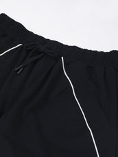 Miami Line Black Baggy Fit Trackpant