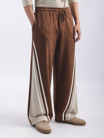 Kingston Brown Baggy Fit Trackpant