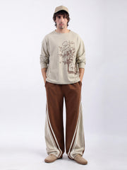 Kingston Brown Baggy Fit Trackpant