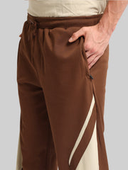 Razorline Brown Baggy Fit Trackpant