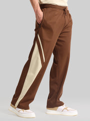 Razorline Brown Baggy Fit Trackpant