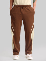 Razorline Brown Baggy Fit Trackpant