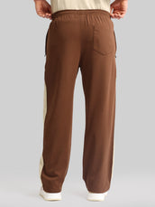 Razorline Brown Baggy Fit Trackpant