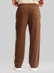 Razorline Brown Baggy Fit Trackpant