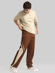 Razorline Brown Baggy Fit Trackpant
