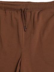 Razorline Brown Baggy Fit Trackpant