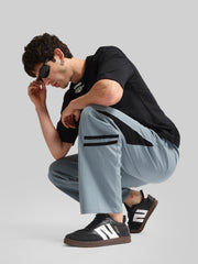 Rapid Flow Light Grey Baggy Fit Trackpant