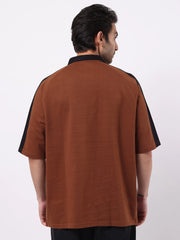 Graderule Brown Half Sleeve Polo T-Shirt
