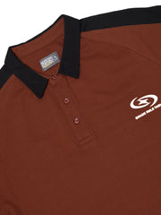 Graderule Brown Half Sleeve Polo T-Shirt