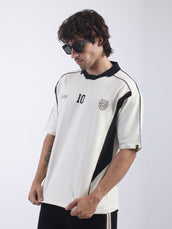 Destiny Cream Half Sleeve Polo T-Shirt
