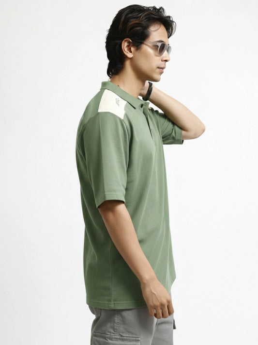 Liberte Hunter Green Half Sleeve Polo T-Shirt