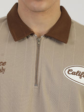 Resilience Biscuit Half Sleeve Polo T-Shirt