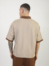 Resilience Biscuit Half Sleeve Polo T-Shirt