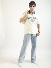 Boston Cream Half Sleeve Polo T-Shirt