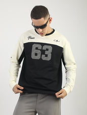 Doctor Sleeve Black, Cream T-Shirt