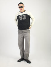 Doctor Sleeve Black, Cream T-Shirt