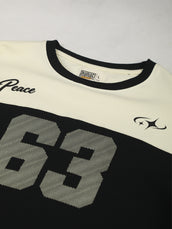 Doctor Sleeve Black, Cream T-Shirt