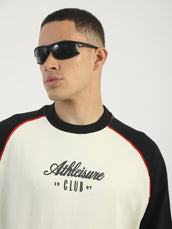 Athleisure Cream, Black Full Sleeve T-Shirt
