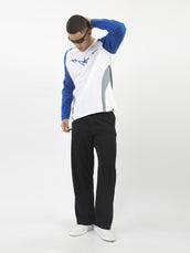 Gothic Star Royal Blue, Grey Full Sleeve T-Shirt