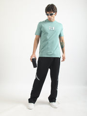 Cans Berly Green Half Sleeve T-Shirt