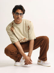 KeepInnovate Biscuit, Brown Half Sleeve T-Shirt