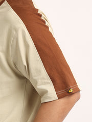 Classsic Biscuit, Brown Half Sleeve T-Shirt