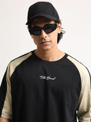 Bound Black, Biscuit Half Sleeve T-Shirt