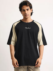 Bound Black, Biscuit Half Sleeve T-Shirt