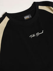 Bound Black, Biscuit Half Sleeve T-Shirt