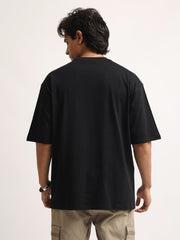 Superior Black, Brown Half Sleeve T-Shirt