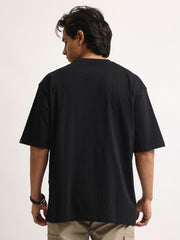 Handsome Black Half Sleeve T-Shirt