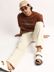 Beyond Limit Brown Half Sleeve T-Shirt