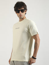 Melody Cream Half Sleeve T-Shirt