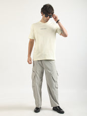 Melody Cream Half Sleeve T-Shirt