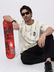 Landdrift Cream Half Sleeve T-Shirt