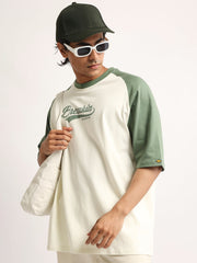 Breakin Cream, Hunter Green Half Sleeve T-Shirt