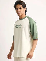 Breakin Cream, Hunter Green Half Sleeve T-Shirt