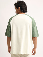 Breakin Cream, Hunter Green Half Sleeve T-Shirt