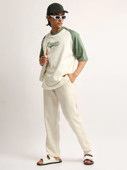 Breakin Cream, Hunter Green Half Sleeve T-Shirt