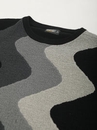 Fluid Form FlatKnit Black Half Sleeve T-Shirt