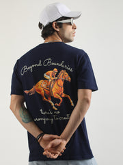 Jockey Navy Half Sleeve T-Shirt